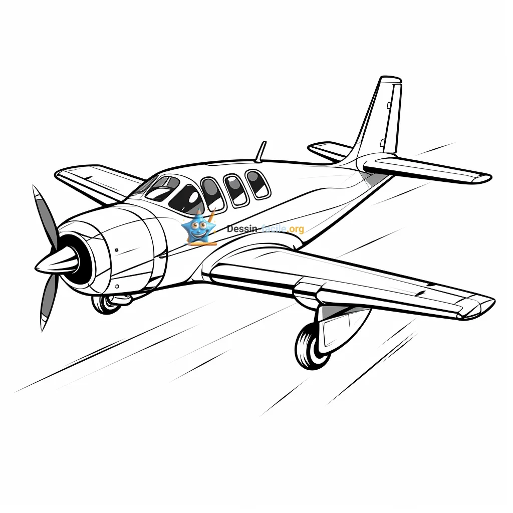 avion dessin facile