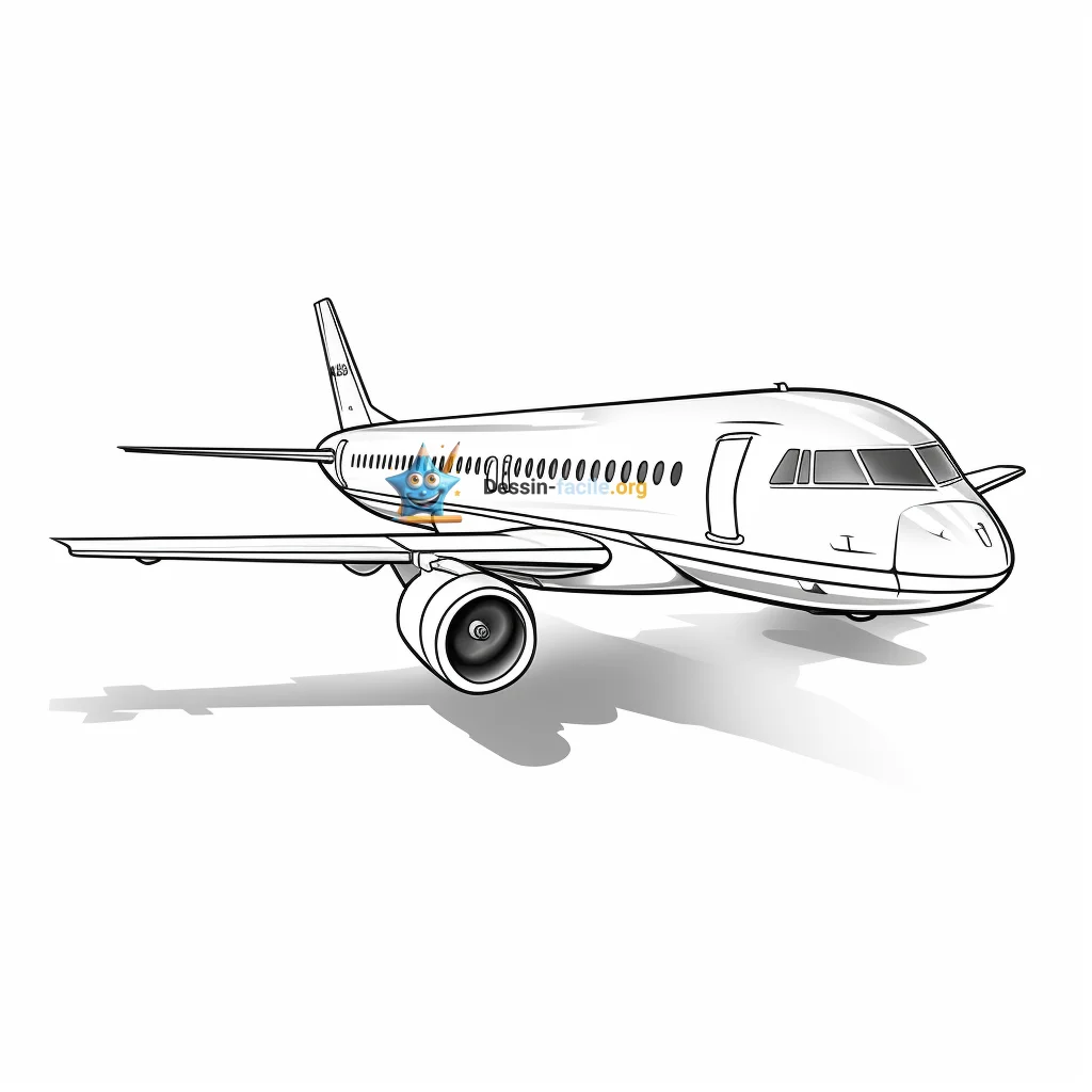 dessin d avion facile